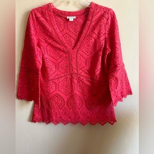 Sundance Eyelet 100% Cotton Top